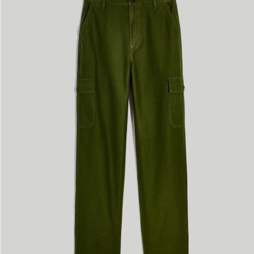 Madewell Baggy Straight Cargo Pants: Garment-Dyed Edition